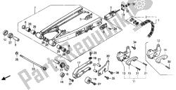 REAR FORK & DRIVE CHAIN