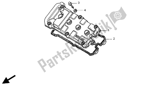 Tutte le parti per il Coperchio Della Testata del Honda CBR 900 RR 1999