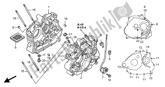 Todas as partes de Bloco Do Motor do Honda CBR 125R 2004