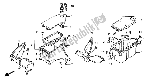 Wszystkie części do Kiesze? Na Owiewk? Honda NT 650V 2001