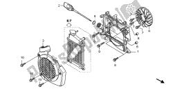 ventilador de enfriamiento y tapa del radiador