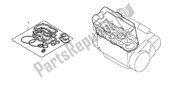 All parts for the Eop-1-1 Gasket Kit A of the Honda CB 1300 SA 2009