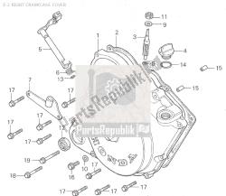 E-2 RIGHT CRANKCASE COVER