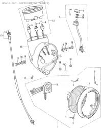 HEAD LIGHT - SPEEDOMETER (FRANCE)