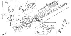 cambiar pedal y pedal de freno y brazo de arranque