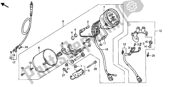 Tutte le parti per il Metro del Honda VT 600C 1993