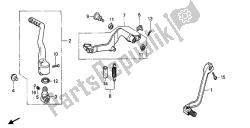 cambiar pedal y pedal de freno y brazo de arranque