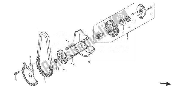 Todas las partes para Bomba De Aceite de Honda PES 125 2008