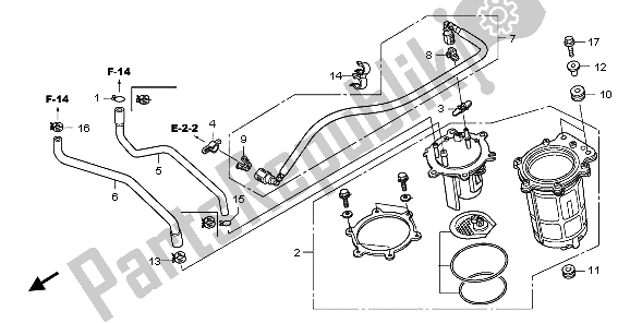 Tutte le parti per il Pompa Di Benzina del Honda VT 750C2 2007