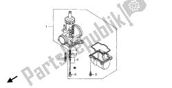 peças opcionais do carburador