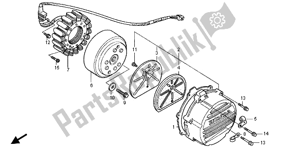 Wszystkie części do Generator Honda RVF 400R 1996