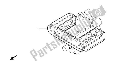 Todas las partes para Kit De Juntas Eop-1 A de Honda GL 1500 SE 1996