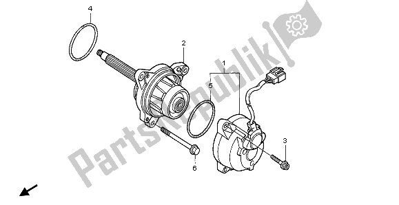 All parts for the Generator of the Honda CB 1000F 1996