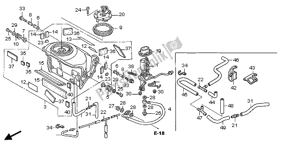 Todas las partes para Tanque De Combustible Y Bomba De Combustible de Honda CBR 1000 RR 2006