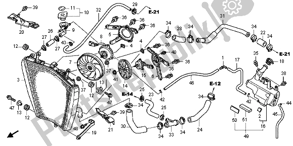 Wszystkie części do Ch? Odnica Samochodowa Honda CBR 1000 RA 2012