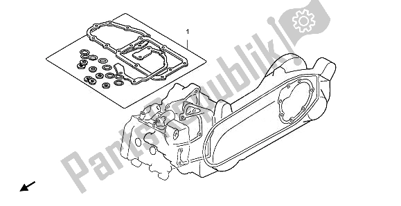 Tutte le parti per il Kit Di Guarnizioni Eop-2 B del Honda FJS 400A 2010