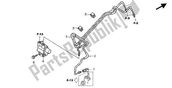 Tutte le parti per il Valvola Di Controllo Proporzionale del Honda VFR 800 FI 1999