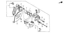 REAR BRAKE CALIPER