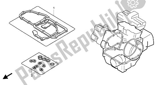 Todas as partes de Kit De Junta Eop-2 B do Honda VFR 800A 2002