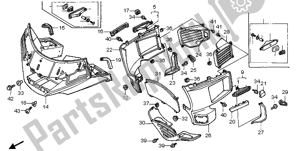 Wszystkie części do Upominek Honda GL 1500A 1995