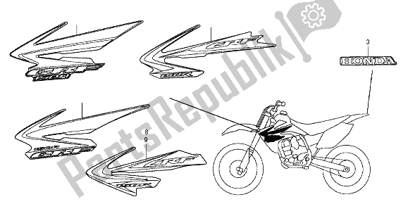 All parts for the Mark of the Honda CRF 150R SW 2012