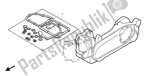 Tutte le parti per il Kit Di Guarnizioni Eop-2 B del Honda SH 125 2006