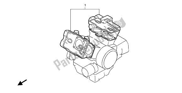 All parts for the Eop-1 Gasket Kit A of the Honda VFR 750F 1995