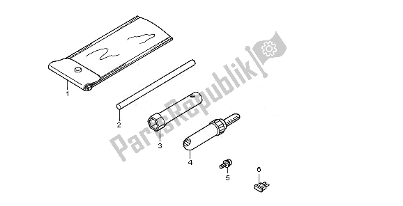 Todas las partes para Herramientas de Honda TRX 90X 2011