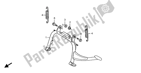 Tutte le parti per il In Piedi del Honda SH 150D 2009