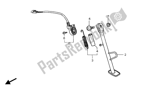 Todas las partes para Costado de Honda NSR 125R 2001