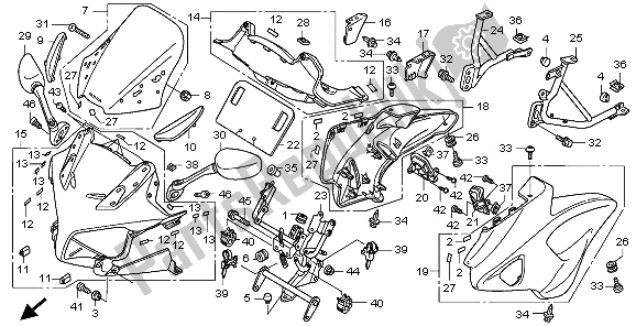 Tutte le parti per il Cappuccio del Honda CBF 1000 2009