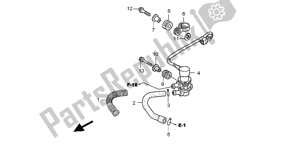 Todas las partes para Válvula De Solenoide de Honda PES 150 2009