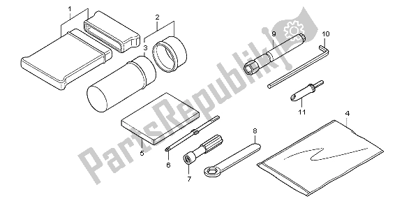 Todas las partes para Herramientas de Honda TRX 450 ER Sportrax 2009