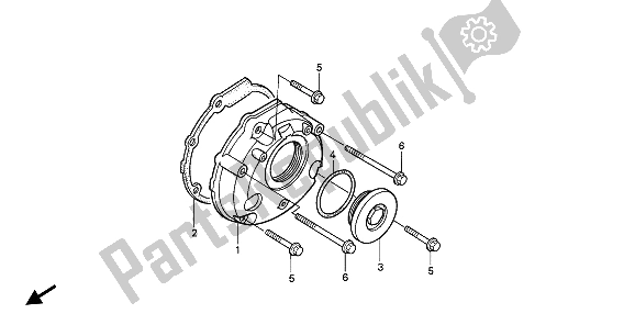 Todas las partes para Cubierta Izquierda Del Cárter de Honda CBR 1000F 1991