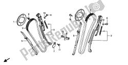 cadena de levas y tensor