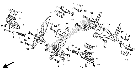 Todas las partes para Paso de Honda CBR 250R 2011