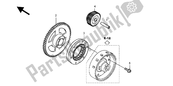 Todas las partes para Equipo De Arranque de Honda TRX 420 FA Fourtrax Rancher AT 2012