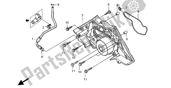 Tutte le parti per il Pompa Dell'acqua del Honda ST 1100 1996