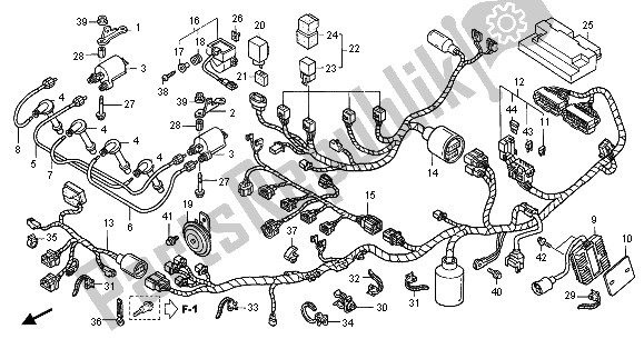 Todas las partes para Arnés De Cables de Honda CBR 1100 XX 2005