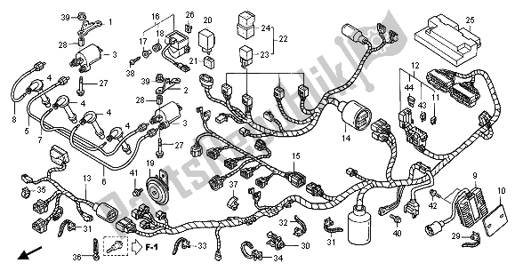 Tutte le parti per il Cablaggio del Honda CBR 1100 XX 2005