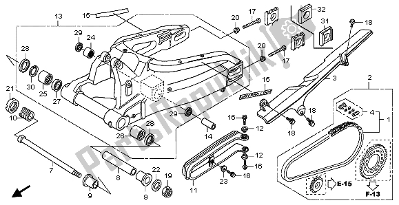 Wszystkie części do Wahacz Honda CBR 600 RA 2009