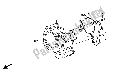 Wszystkie części do Cylinder Honda SH 125 2006