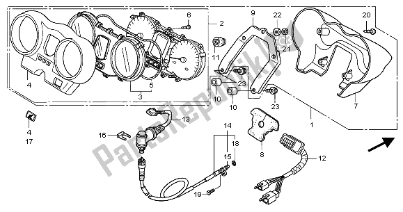 Wszystkie części do Metr (kmh) Honda CBF 250 2006