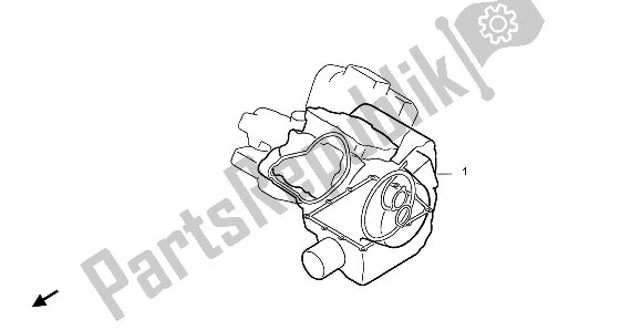 All parts for the Eop-2 Gasket Kit B of the Honda NTV 650 1996