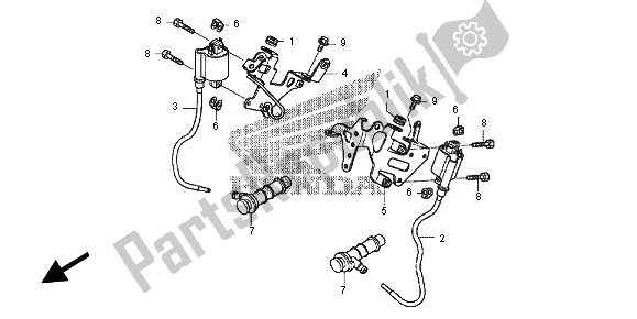 All parts for the Ignition Coil of the Honda NC 700D 2012