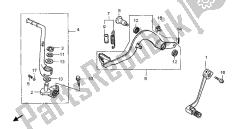 pedal y brazo de arranque