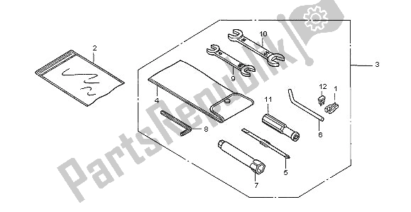 Todas las partes para Herramientas de Honda NES 150 2005