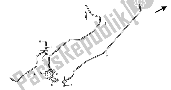 Todas las partes para Válvula De Control De Porporting de Honda XL 1000V 2001