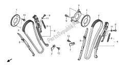 cadena de levas y tensor