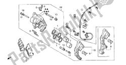 FRONT BRAKE CALIPER (R.)